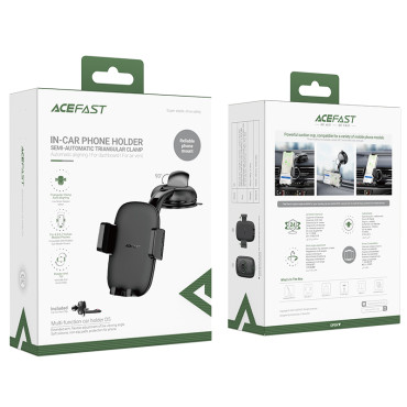 Punho de carro para cockpit e verificador de ventilação preto