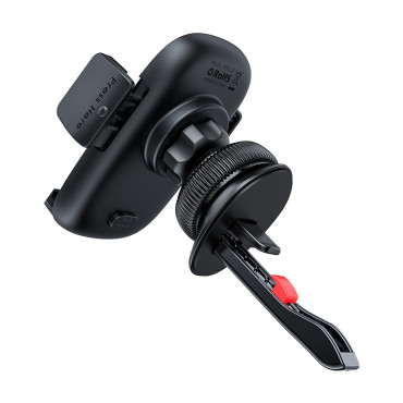 Punho de carro para cockpit e verificador de ventilação preto