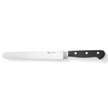 A professional knife for ham and salmon forged Kitchen Line 215 mm - Hendi 781326