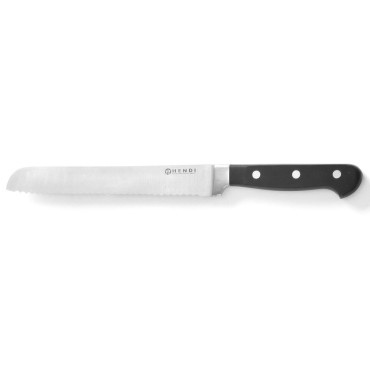 Coltello professionale per la linea di cucina forgiata in acciaio 230 mm - Hendi 781333