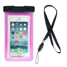 Wasserdichter Tasche für Telefon 6 "mit einer rosa Leine