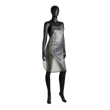 Hajvágó kötény k33 átlátszó — elölnézet