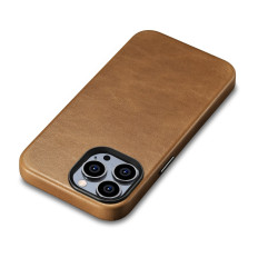 Lærveske iPhone 14 Pro Magnetic med MagSafe Oil Wax Premium Lærveske Brown Brown