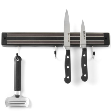 Magneettinen nauha veitsille koukkuilla 550 mm - Hendi 820308