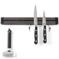 Magneettinen nauha veitsille koukkuilla 550 mm - Hendi 820308