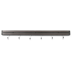 Magnetische strip voor messen met haken lengte 600 mm - Hendi 820407