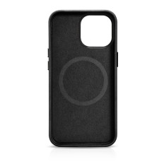Kožený iPhone 14 Pro Max Max Magnetic s Magsafe Oil Wax Premium Kožené puzdro Čierna