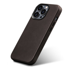 Läderfodral iPhone 14 Pro Magnetic Magnetic med Magsafe Oil Wax Premium Leather Case Bronze