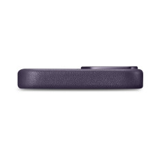 Naturligt läderfodral för iPhone 14 Magsafe Case Läder Lila Skal