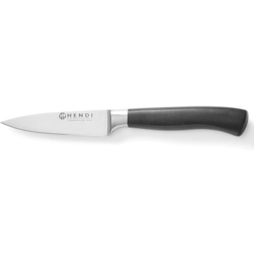 Coltello professionista per peeling forgiato profile profila a 90 mm in acciaio - Hendi 844236