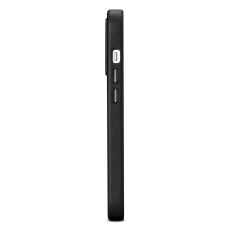 Coque en cuir naturel pour iPhone 14 Pro Magsafe Case Cuir Noir