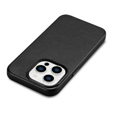 Case made of natural leather case for iPhone 14 Pro MagSafe Case Leather black