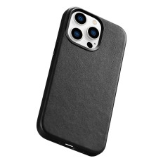 Etui laget av naturlig lærveske til iPhone 14 Pro Magsafe Case Leather Black