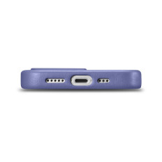 Case made of natural leather case for iPhone 14 Pro MagSafe Case Leather light purple