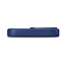 Case gemaakt van natuurlijke lederen tas voor iphone 14 pro magsafe case lederen lichtblauw