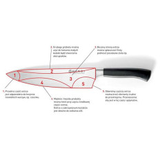 Professional Butcher veitsi lihan väärennettyksi Profi-linja 200 mm - Hendi 844304