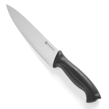 Cuchillo de chef profesional negro HACCP 180 mm - Hendi 842607
