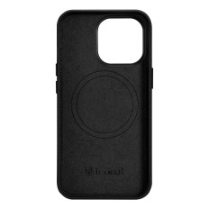 Usnjena Case iPhone 14 Pro magnetni magnet z Magsafe Litchi Premium usnje