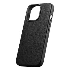 Usnjena Case iPhone 14 Pro magnetni magnet z Magsafe Litchi Premium usnje