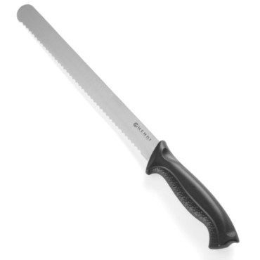 Professional Knife for Bread Cake Black HACCP 250 mm - Hendi 843000