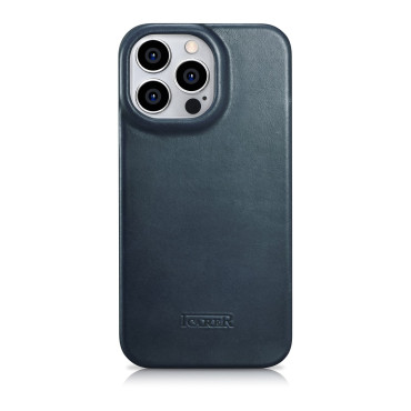 Capa iPhone 14 Pro caso com Magsafe Ce Ce óleo Premium Couro Marinha