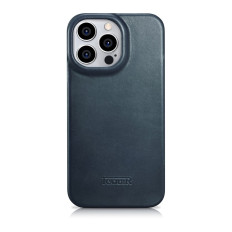 Capa iPhone 14 Pro caso com Magsafe Ce Ce óleo Premium Couro Marinha