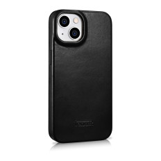 Läderfodral iPhone 14 Plus med Magsafe CE Olja Wax Premium Leather Läder Flip