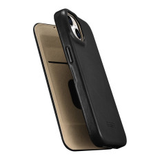 Läderfodral iPhone 14 Plus med Magsafe CE Olja Wax Premium Leather Läder Flip