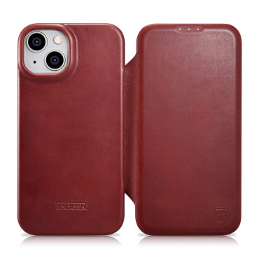 Leather iPhone 14 Plus case...