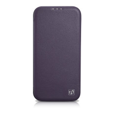 Case en cuir iPhone 14 avec Magsafe CE Premium Cuir Cuir Violet