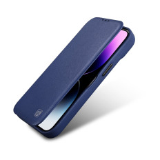 IPhone 14 bőrcsomó mágneses zárral MagSafe CE Premium Leather grenátowy
