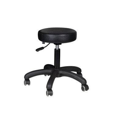 Kosmetisk pall AM-303-2 svart — sidosida