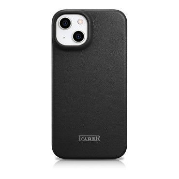 Läder iPhone 14 Plusfall med Magsafe CE Premium Leather Leather Magsafe CE