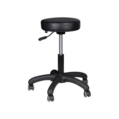 Banco cosmético AM-303-2 preto — vista frontal