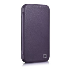 Ādas iPhone 14 Plus Case ar MagSafe CE Premium ādas ādas violetā