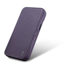 Ādas iPhone 14 Plus Case ar MagSafe CE Premium ādas ādas violetā