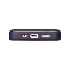 Skórzane etui iPhone 14 Plus z klapką magnetyczne MagSafe CE Premium Leather fioletowy
