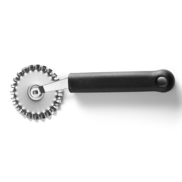 Rouleau à pâtisserie avec lame ondulée en acier inoxydable - Hendi 856154