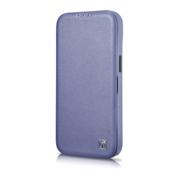 Läderfodral iPhone 14 Pro Max med Magsafe CE Premium Leather Läder Flip Lättvikt Lila