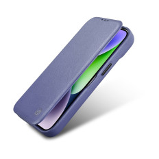 Läderfodral iPhone 14 Pro Max med Magsafe CE Premium Leather Läder Flip Lättvikt Lila