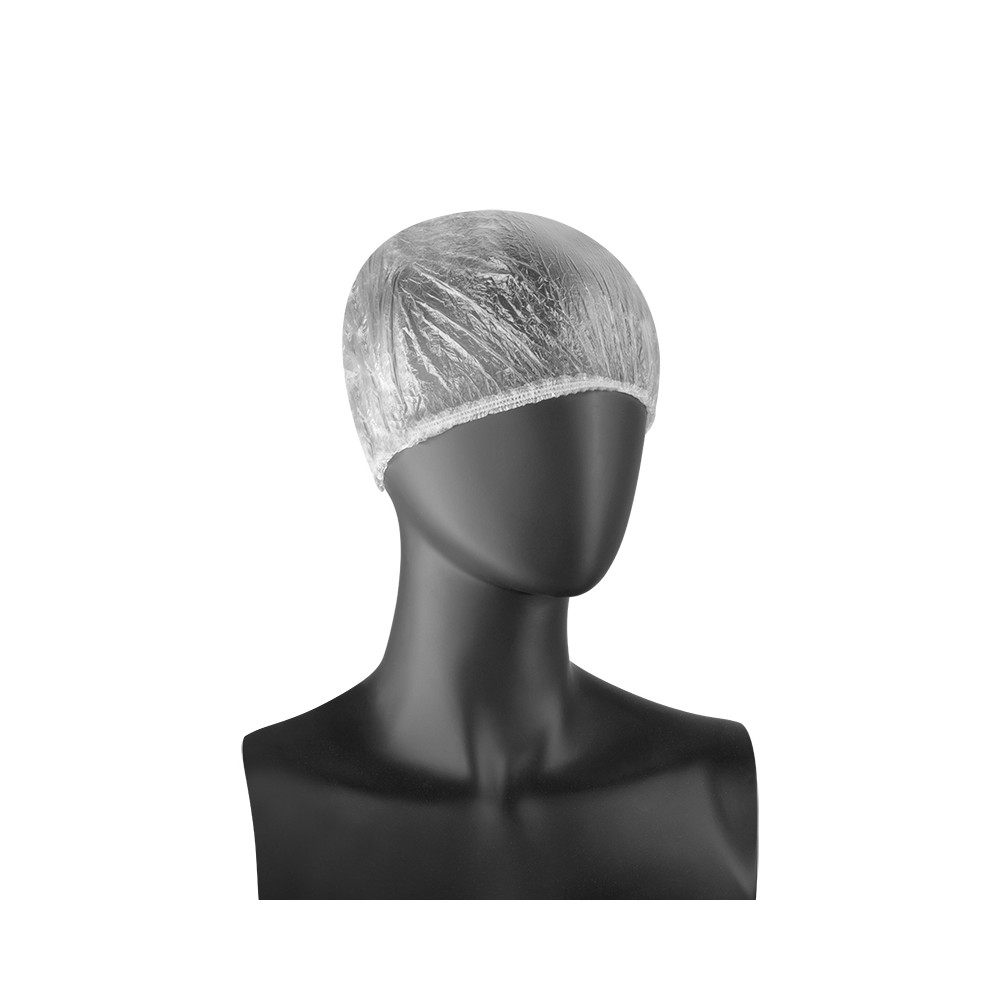 Disposable foil caps 100 pcs — front view