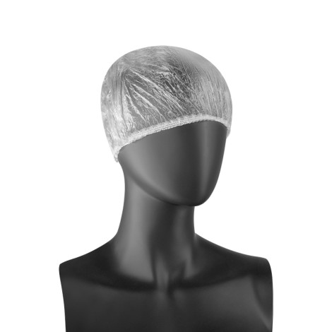 Disposable foil caps 100 pcs — front view