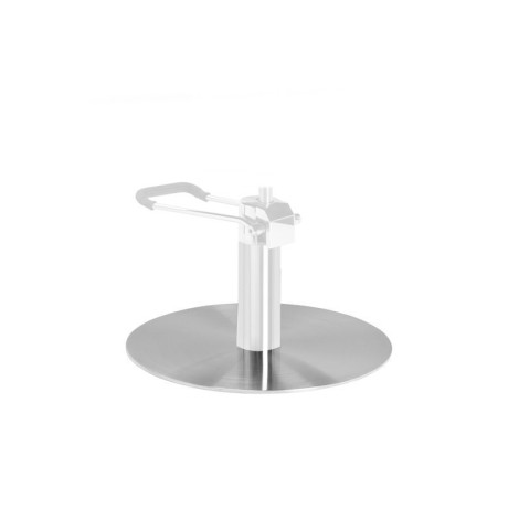 Pyöreä inox l010 pohja parturituolille — etuosa