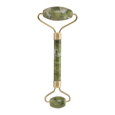 Rouleau de massage en jade vert ACTIVFIZJO — vue de face