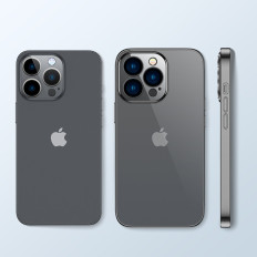 Case Housing Cover til iPhone 14 Pro med en metallisk ramme 14Q Case Black