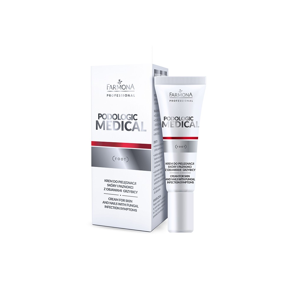 Farmona podologic medical cream for skin and nail care with symptoms of mycosis 15 ml — front view