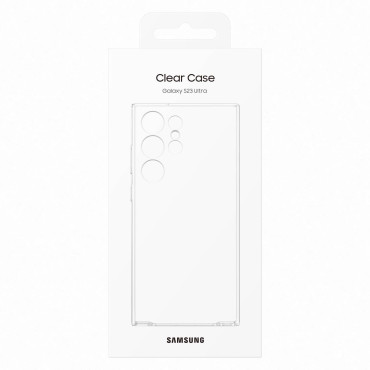Galaxy S23 Couvercle de couverture de couverture de gel Ultra Gel Transparent