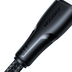 Cabo de cabo para iPhone USB - Lightning 2.4a Série SUPPASS 1.2 M Preto
