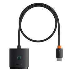 2In1 Adapter HDMI-distributör 4K 60Hz Tvåvägs AirJoy 1M Svart