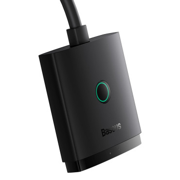 2In1 Adapter HDMI-distributör 4K 60Hz Tvåvägs AirJoy 1M Svart